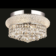 Elegant Lighting 1800F12C/EC Crystal Primo Flush Mount Ceiling Light Fixture - (Clear)