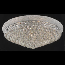 Elegant Lighting 1800F36C/EC Crystal Primo Large Flush Mount Ceiling Light Fixture - (Clear)