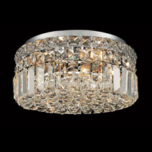 Elegant Lighting 2030F12C/EC Crystal Maxime Flush Mount Ceiling Light Fixture - (Clear)