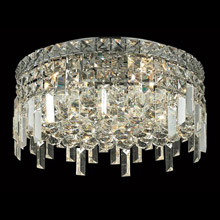 Elegant Lighting 2031F16C/EC Crystal Maxime Flush Mount Ceiling Light Fixture - (Clear)