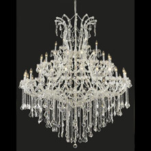 Elegant Lighting 2800G60C/EC Crystal Maria Theresa Large Chandelier - (Clear)