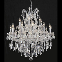 Elegant Lighting 2801D30C/RC Crystal Maria Theresa Chandelier - (Clear)