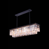 Crystal Sydney Rectangular Chandelier - Elegant Lighting 1202D50MB
