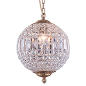 Crystal Olivia Pendant - Elegant Lighting 1205D12FG