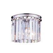Crystal Sydney Flush Mount Ceiling Light Fixture - Elegant Lighting 1208F12PN