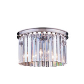 Crystal Sydney Flush Mount Ceiling Light Fixture - Elegant Lighting 1208F16PN