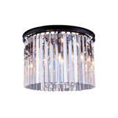 Crystal Sydney Flush Mount Ceiling Light Fixture - Elegant Lighting 1208F20MB