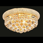 Crystal Primo Flush Mount Ceiling Light Fixture - Elegant Lighting 1800F16G