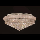 Crystal Primo Flush Mount Ceiling Light Fixture - Elegant Lighting 1800F28C