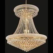 Crystal Primo Chandelier - Elegant Lighting 1800G36SG