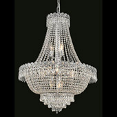 Crystal Century Chandelier - Elegant Lighting 1900D24C