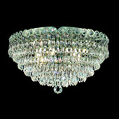 Crystal Century Flush Mount Ceiling Light Fixture - Elegant Lighting 1902F14C