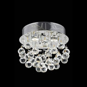 Crystal Galaxy Flush Mount Ceiling Light Fixture - Elegant Lighting 2006F13C
