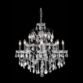 Crystal St. Francis Chandelier - Elegant Lighting 2015D28DB