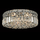 Crystal Maxime Flush Mount Ceiling Light Fixture - Elegant Lighting 2030F14C
