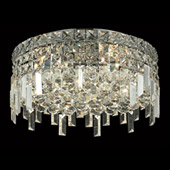 Crystal Maxime Flush Mount Ceiling Light Fixture - Elegant Lighting 2031F16C