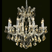 Crystal Maria Theresa Chandelier - Elegant Lighting 2800D26C-GT