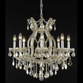 Crystal Maria Theresa Chandelier - Elegant Lighting 2800D26GT-GT