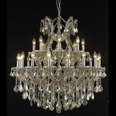 Crystal Maria Theresa Chandelier - Elegant Lighting 2800D36GT-GT