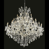 Crystal Maria Theresa Chandelier - Elegant Lighting 2800G44C