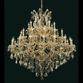 Crystal Maria Theresa Chandelier - Elegant Lighting 2800G44G-GT