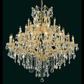 Crystal Maria Theresa Chandelier - Elegant Lighting 2800G44G