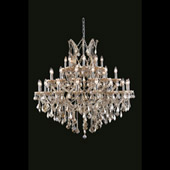 Crystal Maria Theresa Chandelier - Elegant Lighting 2800G44GT-GT