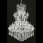 Crystal Maria Theresa Large Chandelier - Elegant Lighting 2800G54C