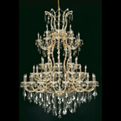 Crystal Maria Theresa Large Chandelier - Elegant Lighting 2800G54G-GT
