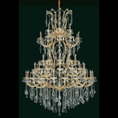 Crystal Maria Theresa Large Chandelier - Elegant Lighting 2800G54G