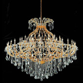 Crystal Maria Theresa Large Chandelier - Elegant Lighting 2800G72G