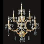 Crystal Maria Theresa Wall Sconce - Elegant Lighting 2800W7G