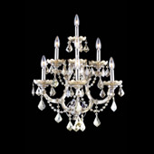 Crystal Maria Theresa Wall Sconce - Elegant Lighting 2800W7GT-GT