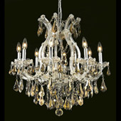Crystal Maria Theresa Chandelier - Elegant Lighting 2801D26C-GT