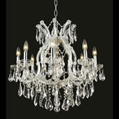 Crystal Maria Theresa Chandelier - Elegant Lighting 2801D26C