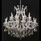 Crystal Maria Theresa Chandelier - Elegant Lighting 2801D36C-GT