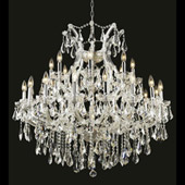 Crystal Maria Theresa Chandelier - Elegant Lighting 2801D36C