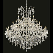 Crystal Maria Theresa Large Chandelier - Elegant Lighting 2801G52C