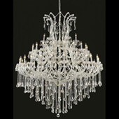 Crystal Maria Theresa Large Chandelier - Elegant Lighting 2801G60C