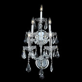 Crystal Maria Theresa Wall Sconce - Elegant Lighting 2801W5C