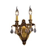 Crystal Rosalia Wall Sconce - Elegant Lighting 9202W9FG