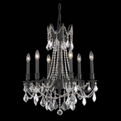 Crystal Rosalia Chandelier - Elegant Lighting 9206D23DB