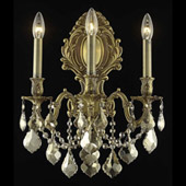 Crystal Monarch Wall Sconce - Elegant Lighting 9603W14FG-GT