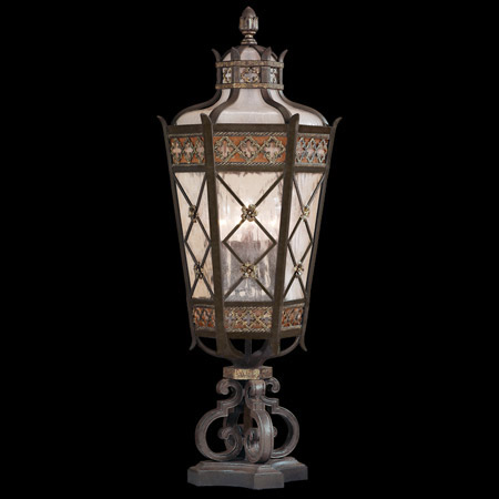 Fine Art Handcrafted Lighting 403983 Chateau Outdoor Pier Mount Lantern