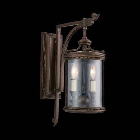 Fine Art Handcrafted Lighting 542281 Louvre Small Outdoor Wall Lantern