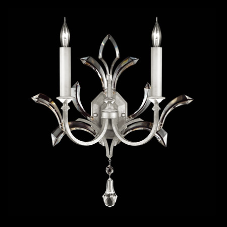 Fine Art Handcrafted Lighting 701850-4 Crystal Beveled Arcs Wall Sconce