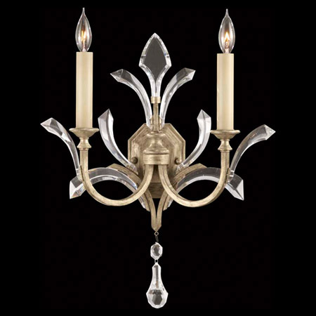 Fine Art Handcrafted Lighting 701850 Crystal Beveled Arcs Wall Sconce