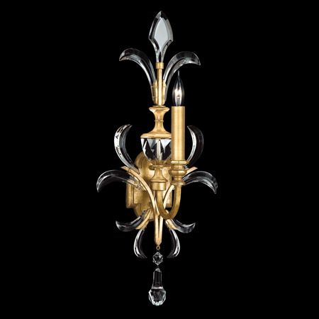 Fine Art Handcrafted Lighting 704950-3 Crystal Beveled Arcs Wall Sconce