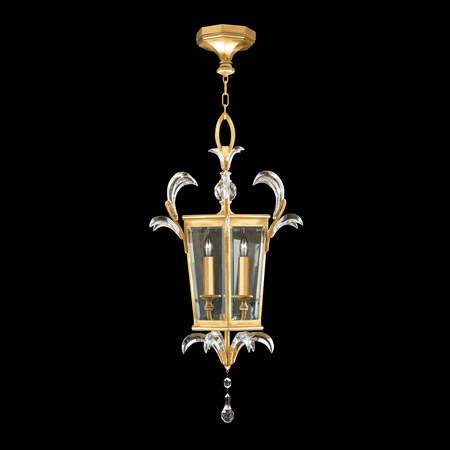 Fine Art Handcrafted Lighting 705440-3 Crystal Beveled Arcs Lantern Pendant