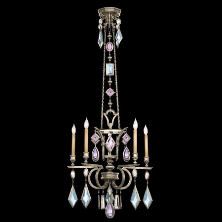 Fine Art Handcrafted Lighting 719440-1 Crystal Encased Gems Chandelier